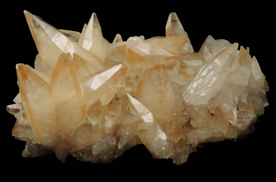 Calcite over Fluorite and Barite from Minerva #1 Mine, Cave-in-Rock District, Hardin County, Illinois