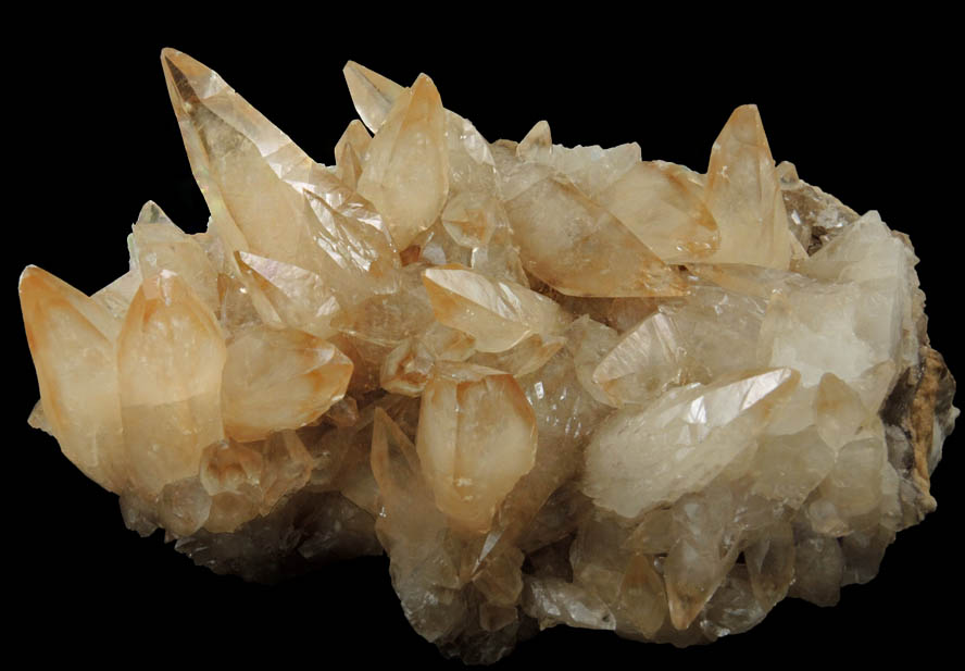 Calcite over Fluorite and Barite from Minerva #1 Mine, Cave-in-Rock District, Hardin County, Illinois