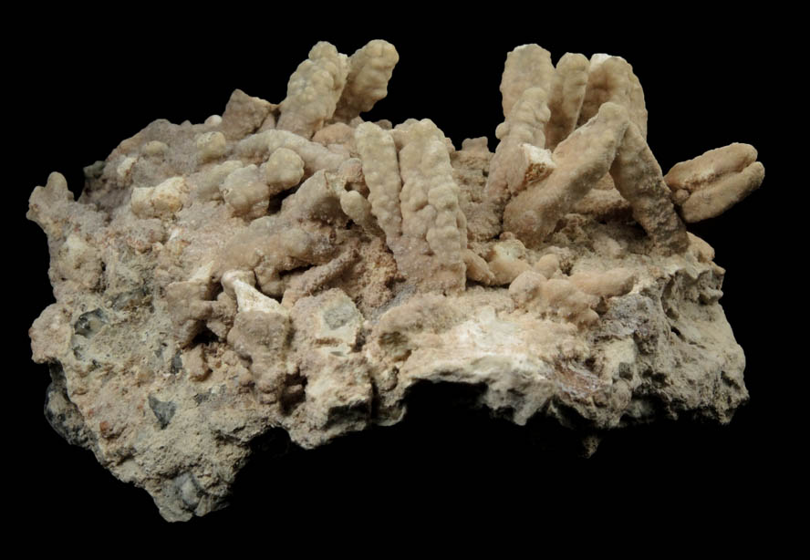 Anhydrite with Aragonite coating from Vandermade Quarry (Prospect Park Quarry), Prospect Park, Passaic County, New Jersey