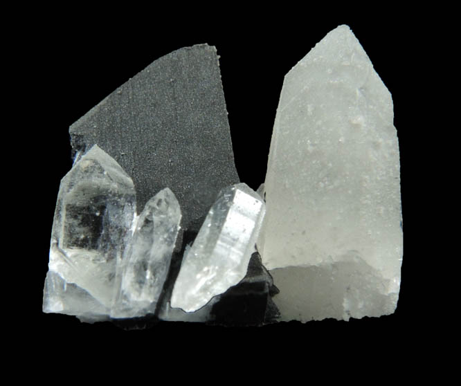 Quartz on Tetrahedrite from Black Pine Mine, Granite County, Montana