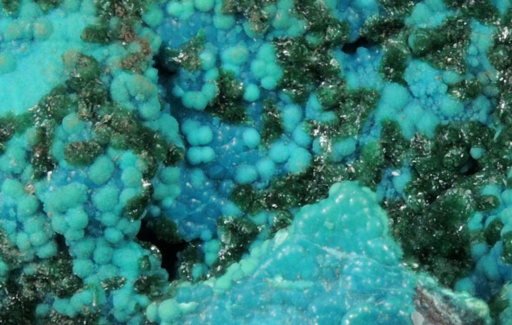 Malachite over Chrysocolla from Lubumbashi, Katanga Copperbelt, Haut-Katanga Province, Democratic Republic of the Congo