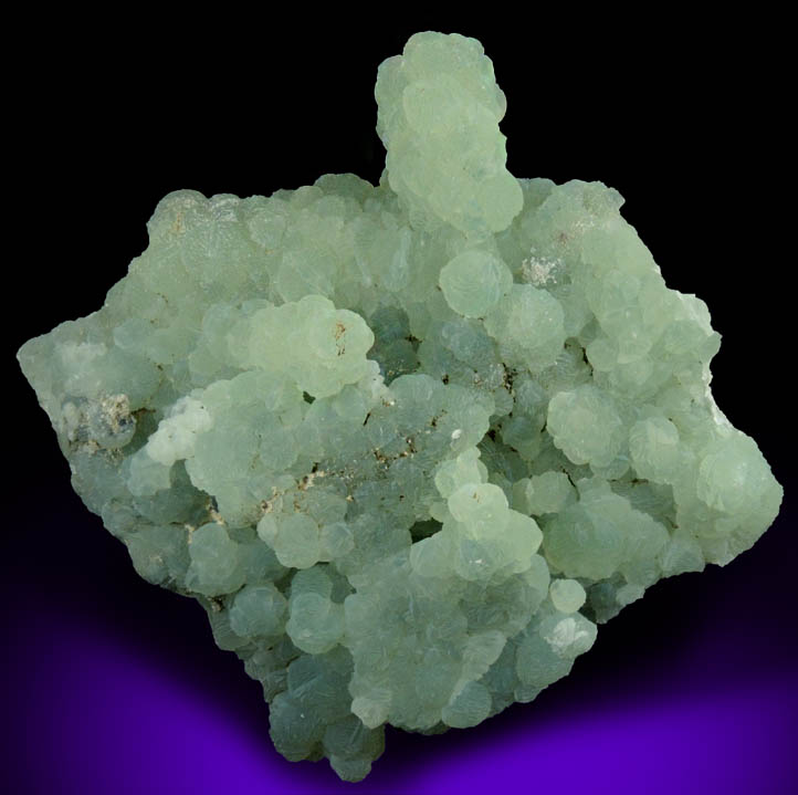 Prehnite pseudomorphs after Anhydrite from Prospect Park Quarry, Prospect Park, Passaic County, New Jersey