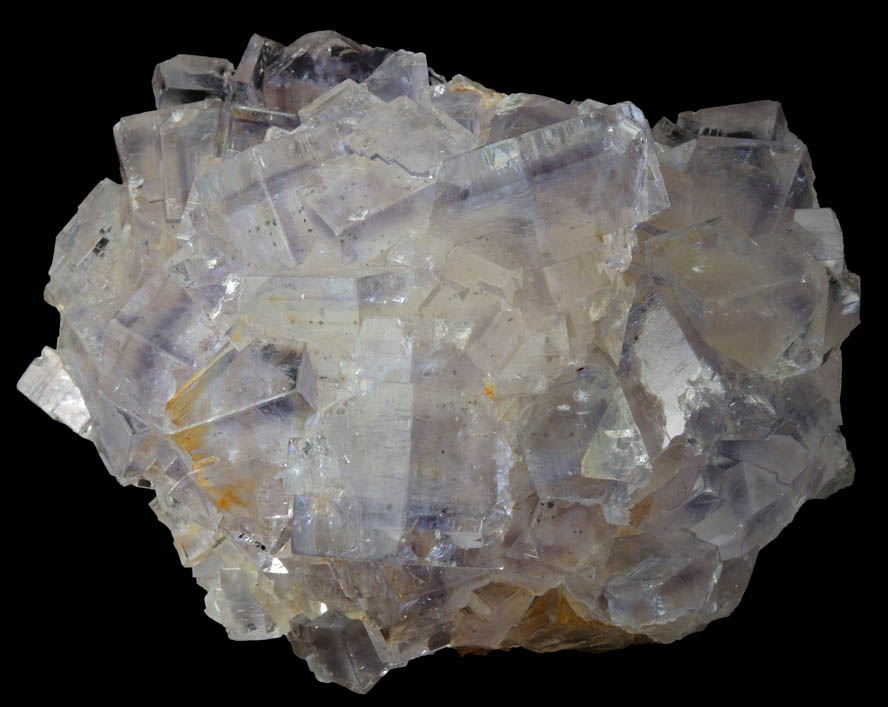 Fluorite (color zoned crystals) with Pyrite inclusions from Mina Emilio, Loroe, Caravia District, Asturias, Spain