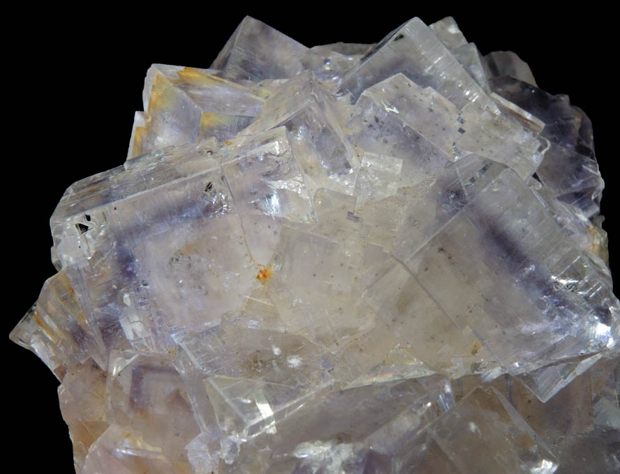 Fluorite (color zoned crystals) with Pyrite inclusions from Mina Emilio, Loroñe, Caravia District, Asturias, Spain