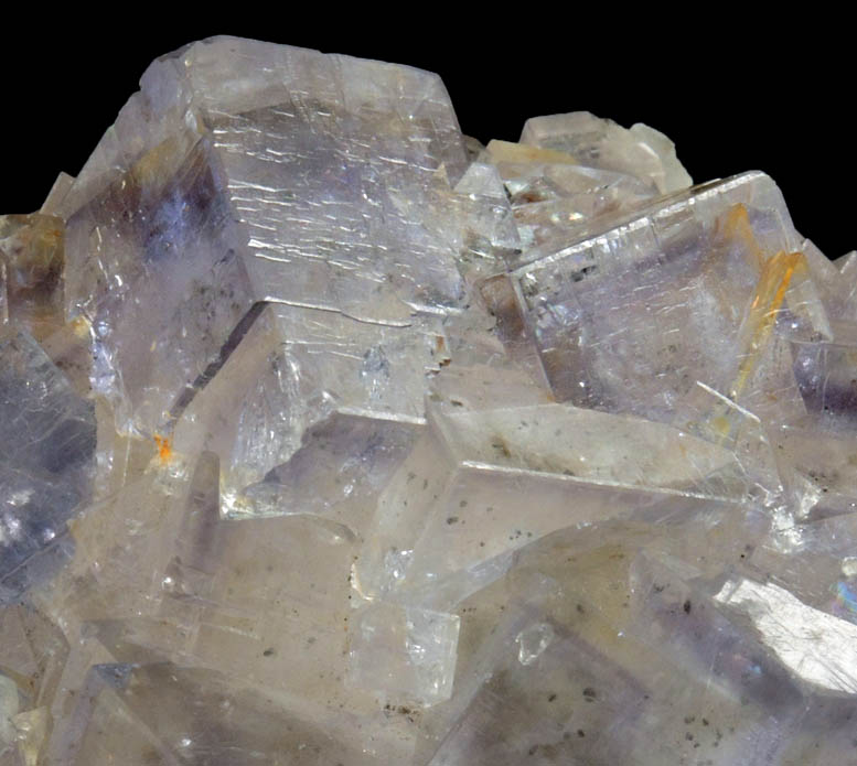 Fluorite (color zoned crystals) with Pyrite inclusions from Mina Emilio, Loroe, Caravia District, Asturias, Spain