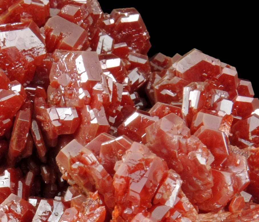 Vanadinite from Mibladen, Haute Moulouya Basin, Zeida-Aouli-Mibladen belt, Midelt Province, Morocco