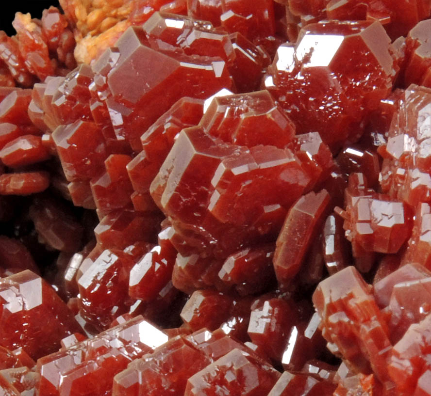 Vanadinite from Mibladen, Haute Moulouya Basin, Zeida-Aouli-Mibladen belt, Midelt Province, Morocco