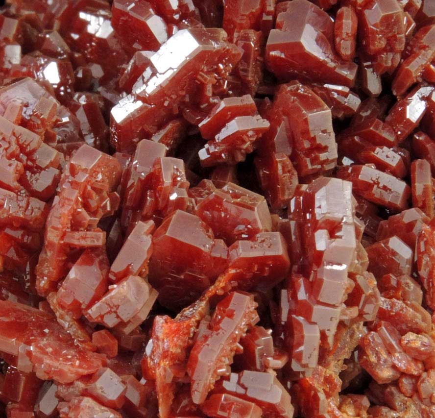 Vanadinite from Mibladen, Haute Moulouya Basin, Zeida-Aouli-Mibladen belt, Midelt Province, Morocco