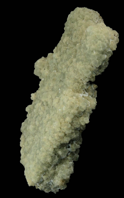 Prehnite pseudomorph after Anhydrite with Calcite and Babingtonite from Prospect Park Quarry, Prospect Park, Passaic County, New Jersey