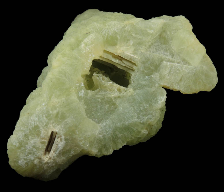 Prehnite pseudomorphs after Anhydrite from Lane's Quarry, Westfield, Hampden County, Massachusetts