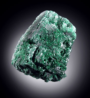 Malachite pseudomorph after Azurite from Spring Creek, Mt. Painter, South Australia, Australia