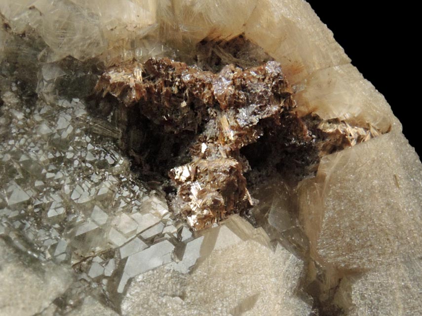 Quartz with Rutile inclusions and Rutile pseudomorphs after Anatase from Cuiabá District, Gouveia, Minas Gerais, Brazil
