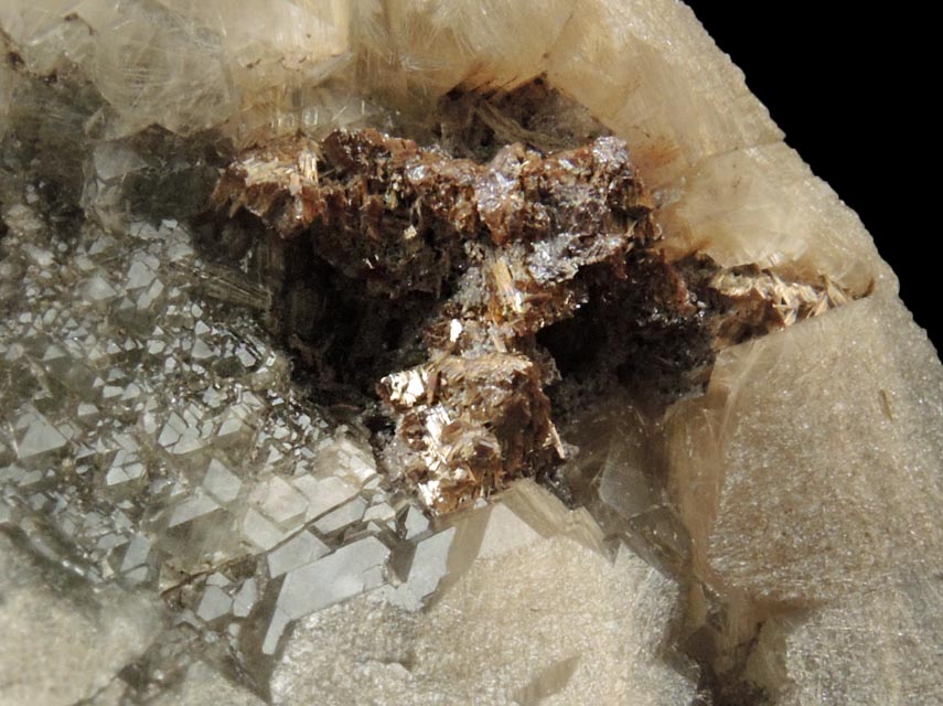 Quartz with Rutile inclusions and Rutile pseudomorphs after Anatase from Cuiab District, Gouveia, Minas Gerais, Brazil