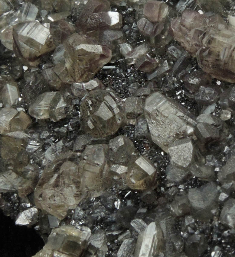 Cerussite and Barite over Galena from Mibladen, Haute Moulouya Basin, Zeida-Aouli-Mibladen belt, Midelt Province, Morocco