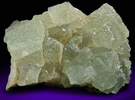 Fluorite over Quartz from Homestake Mine, Oatman District, Mohave County, Arizona