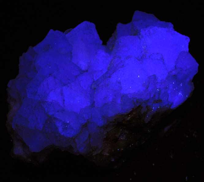 Fluorite over Quartz from Homestake Mine, Oatman District, Mohave County, Arizona