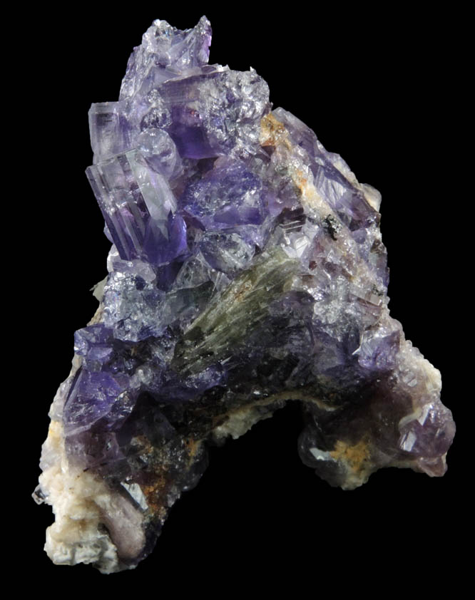 Fluorapatite over Bertrandite from Lavra da Golconda, near Governador Valadares, Minas Gerais, Brazil