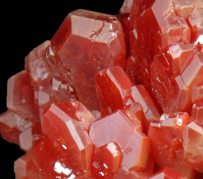 Vanadinite with Barite from Mibladen, Haute Moulouya Basin, Zeida-Aouli-Mibladen belt, Midelt Province, Morocco