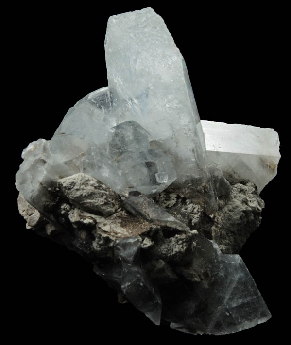 Celestine from Ottawa Silica Company Quarry, Rockwood, Wayne County, Michigan