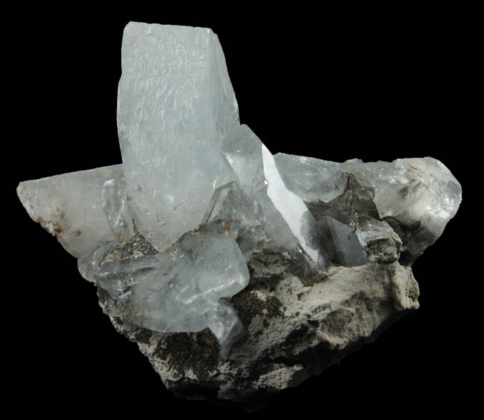 Celestine from Ottawa Silica Company Quarry, Rockwood, Wayne County, Michigan