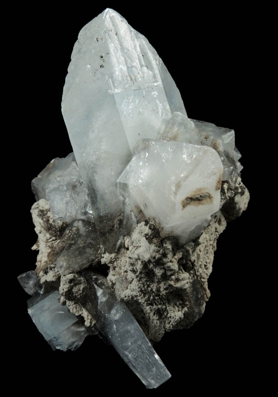 Celestine from Ottawa Silica Company Quarry, Rockwood, Wayne County, Michigan