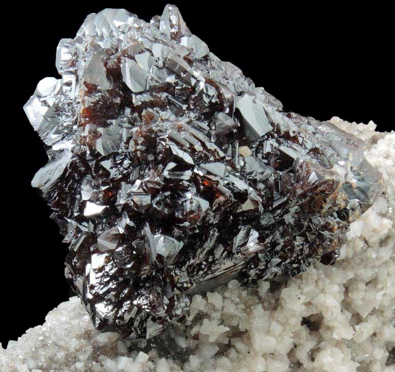 Sphalerite with Quartz and Dolomite from Elmwood Mine, Carthage, Smith County, Tennessee