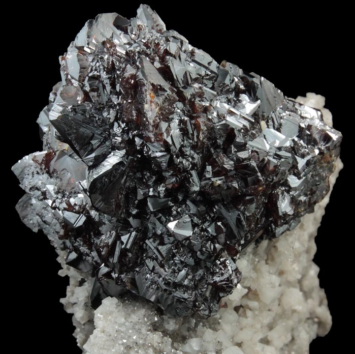 Sphalerite with Quartz and Dolomite from Elmwood Mine, Carthage, Smith County, Tennessee