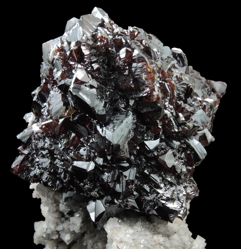 Sphalerite with Quartz and Dolomite from Elmwood Mine, Carthage, Smith County, Tennessee