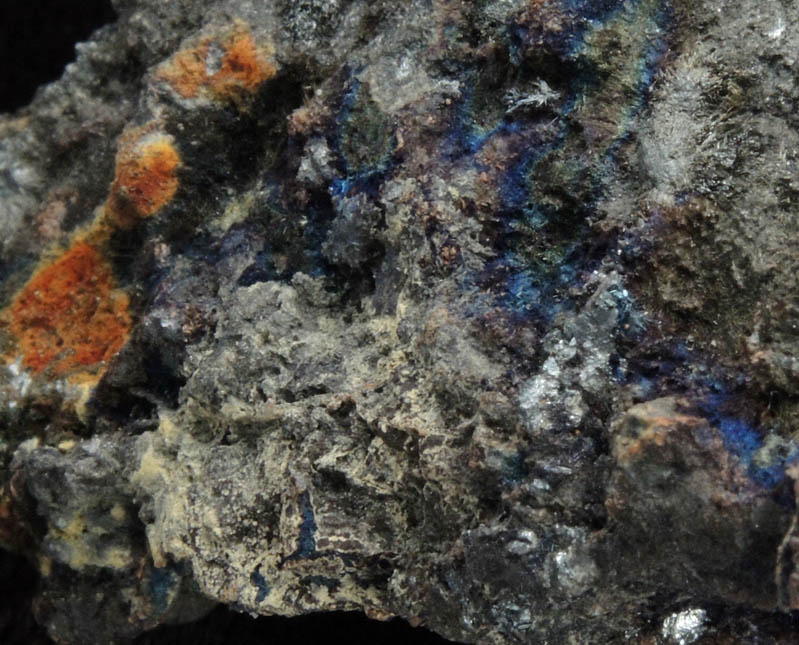 Flppite, Jamesonite, Limonite, Sphalerite from Dealul Crucii, Baia Mare, Maramures, Romania (Type Locality for Flppite)