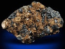 Siderite on Sphalerite from Herja Mine, Baia Mare, Maramures, Romania