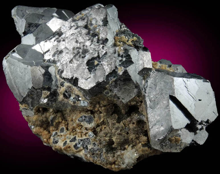 Galena, Quartz, Calcite, Sphalerite from Herja Mine, Baia Mare, Maramures, Romania