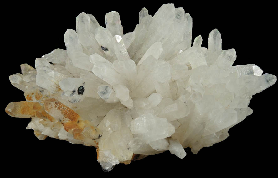 Quartz with Jamesonite inclusions from Baia Mare, Maramures, Romania