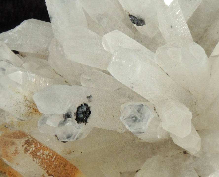 Quartz with Jamesonite inclusions from Baia Mare, Maramures, Romania