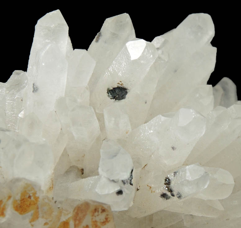 Quartz with Jamesonite inclusions from Baia Mare, Maramures, Romania