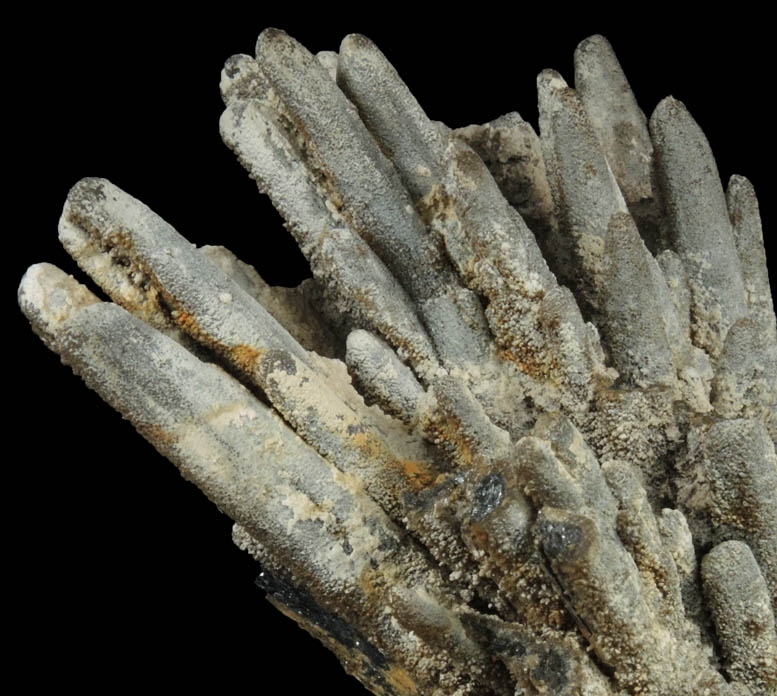 Stibnite with Stibiconite coating from Baia Sprie, Maramures, Romania