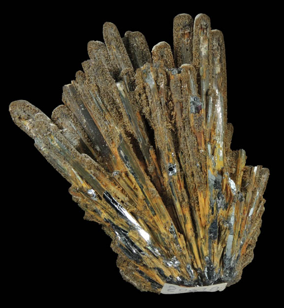 Stibnite with Stibiconite coating from Baia Sprie, Maramures, Romania