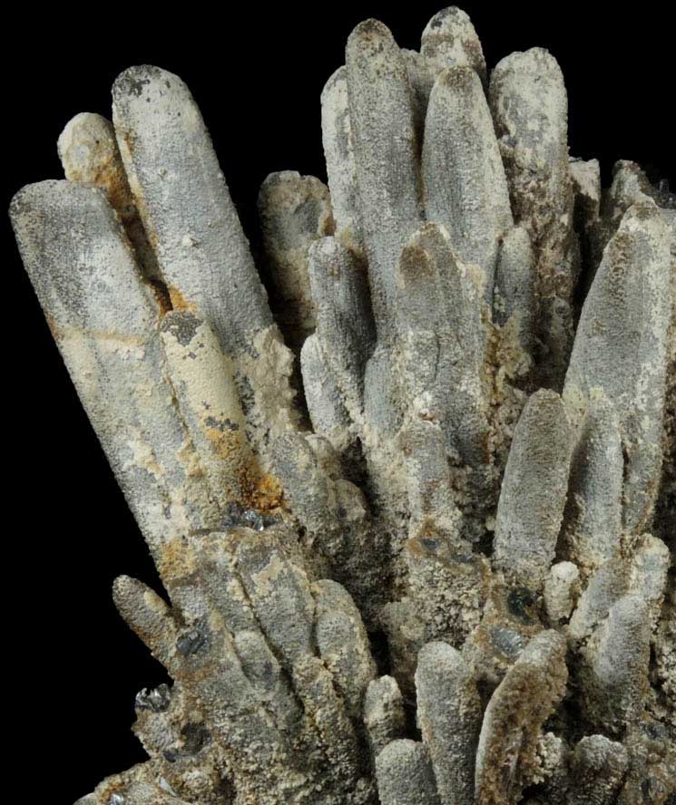 Stibnite with Stibiconite coating from Baia Sprie, Maramures, Romania