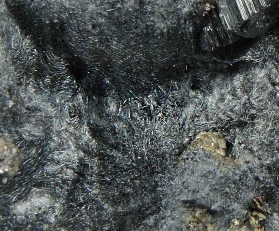 Bournonite with Boulangerite over Pyrite and Sphalerite from Rodna Veche, Bistri?a-Nasaud, Romania