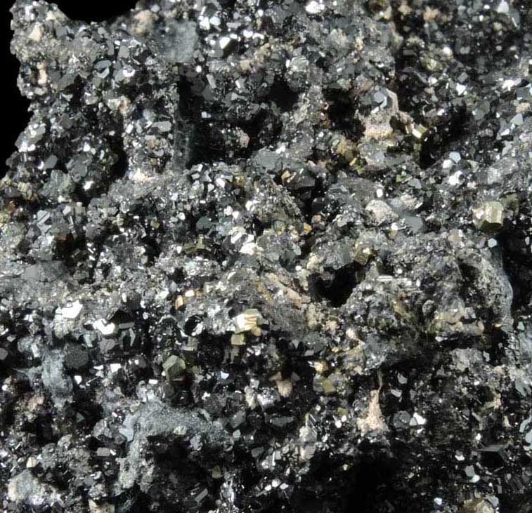 Bournonite, Sphalerite, Boulangerite, Pyrite from Baia Mare, Maramures, Romania