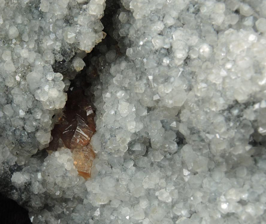 Apophyllite with Calcite from French Creek Iron Mines, St. Peters, Chester County, Pennsylvania