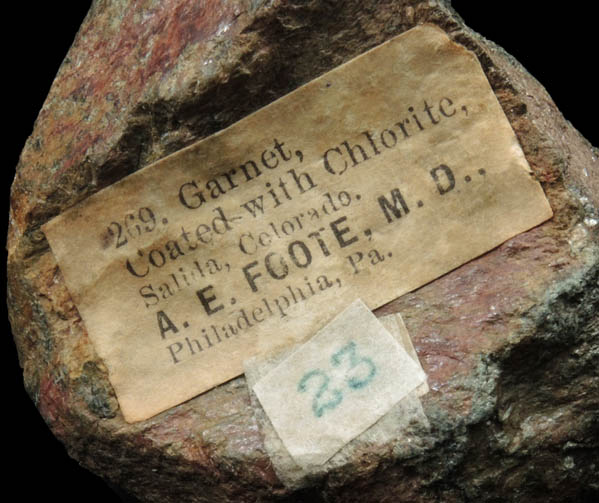 Almandine Garnet from Sedalia Mine, Salida, Chaffee County, Colorado