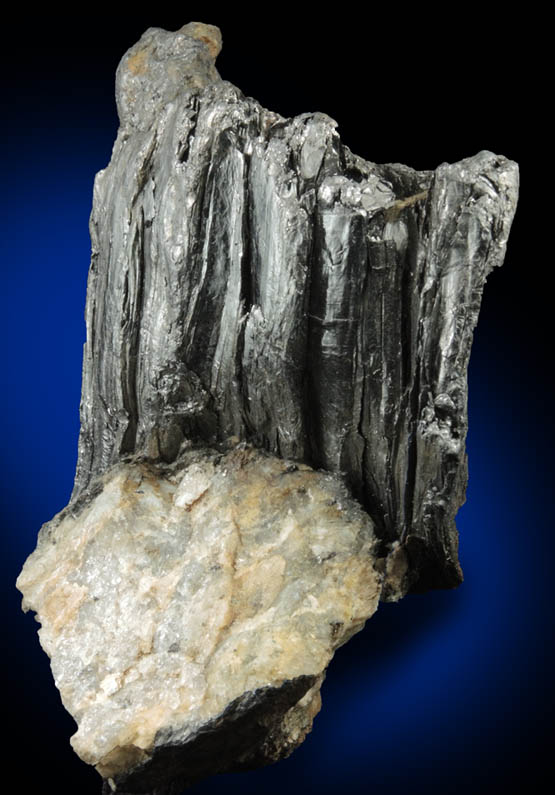 Graphite var. Plumbago from Sturbridge Graphite Mines, Worcester County, Massachusetts