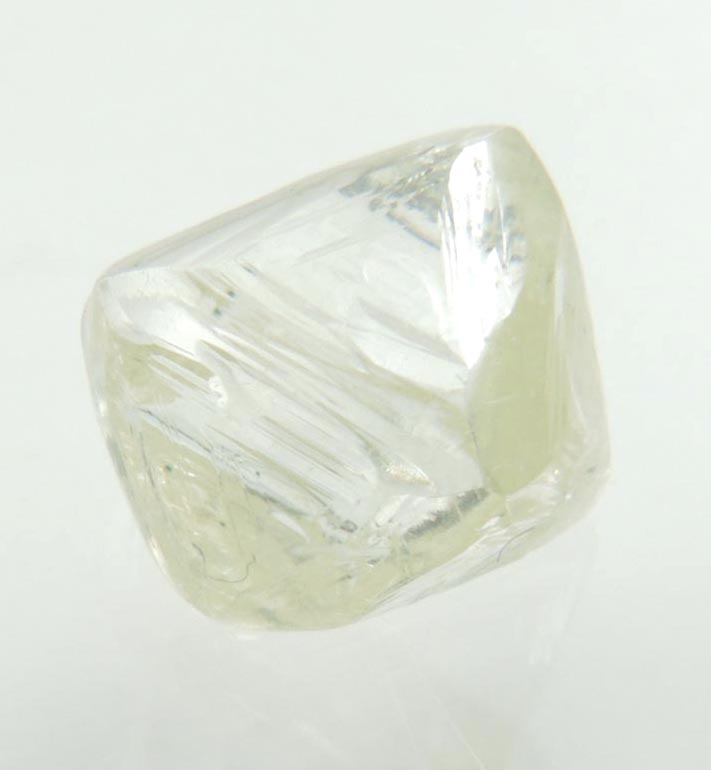 Diamond (2.11 carat gem-grade pale-yellow octahedral diamond) from Premier Mine, Gauteng Province, South Africa