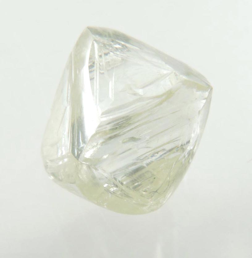 Diamond (2.11 carat gem-grade pale-yellow octahedral diamond) from Premier Mine, Gauteng Province, South Africa