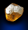 Diamond (0.66 carat fancy-yellow asymmetric dodecahedral uncut rough diamond) from Northern Cape Province, South Africa