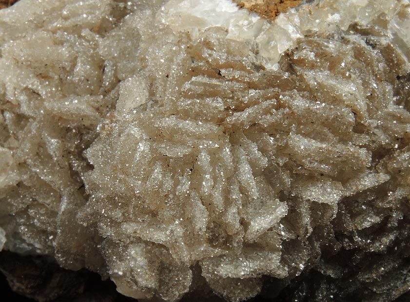 Calcite with Quartz overgrowth from Steeden, Limburg, Hessen, Germany