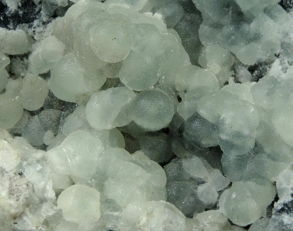 Prehnite from O and G Industries Southbury Quarry, Southbury, New Haven County, Connecticut