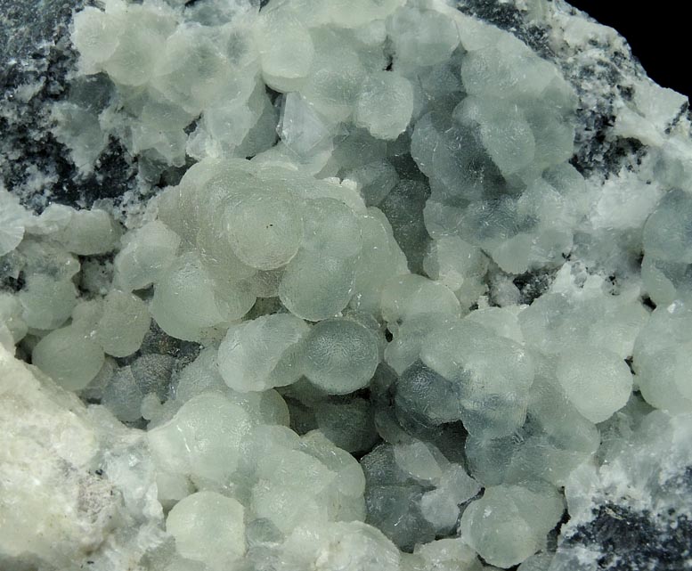 Prehnite from O and G Industries Southbury Quarry, Southbury, New Haven County, Connecticut