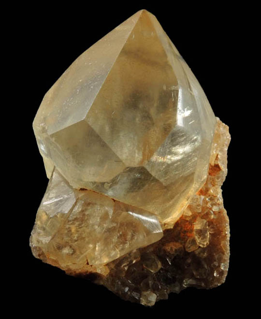 Calcite (contact-twinned crystals) from Anderson Rock Products Quarry, Anderson, Madison County, Indiana