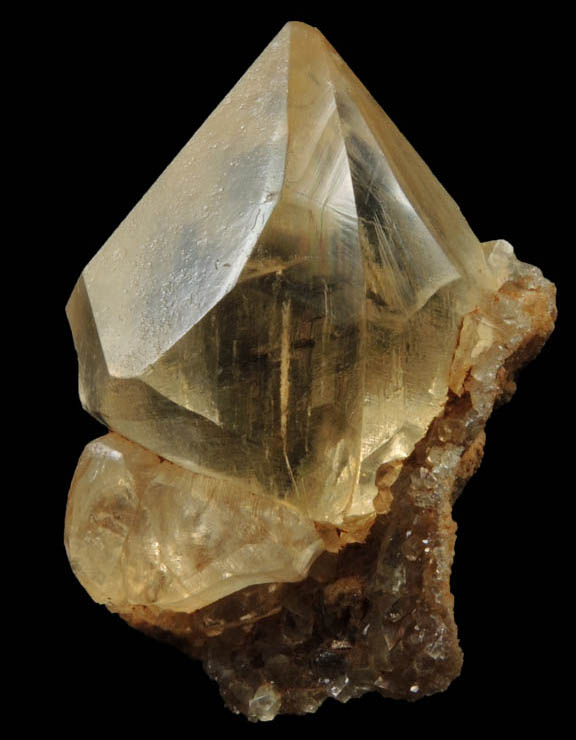 Calcite (contact-twinned crystals) from Anderson Rock Products Quarry, Anderson, Madison County, Indiana